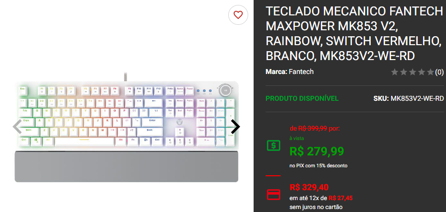 Teclado mecânico: 3 opções por menos de R$300 no site da Pichau 4 Teclado mecânico: 3 opções por menos de R$300 no site da Pichau Captura de tela 2024 11 13 174607.png
