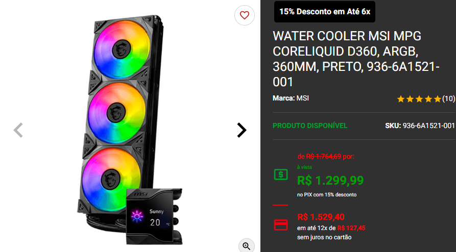 Melhores Water Cooler para o AMD Ryzen 7 9800X3D 2 Melhores Water Cooler para o AMD Ryzen 7 9800X3D Captura de tela 2024 11 14 121707.png