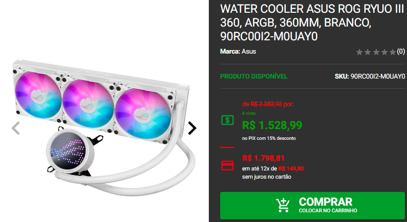 Melhores Water Cooler para o AMD Ryzen 7 9800X3D 4 Melhores Water Cooler para o AMD Ryzen 7 9800X3D Captura de tela 2024 11 14 123354.png