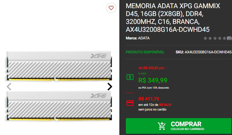 Kits Dual-Channel: 3 opções de kit memória RAM DDR4 na Pichau 2 Kits Dual-Channel: 3 opções de kit memória RAM DDR4 na Pichau Captura de tela 2024 11 14 185854.png