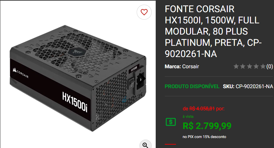 Fonte Gamer: 3 opções Platinum em promoção na Pichau 4 Fonte Gamer: 3 opções Platinum em promoção na Pichau Captura de tela 2024 11 18 161920.png