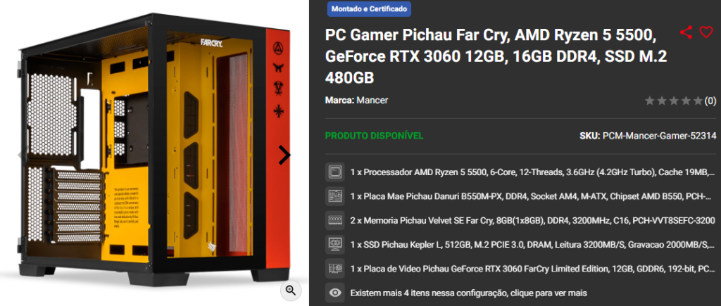 Montamos um PC Gamer Brutal do Far Cry para rodar tudo! Captura de tela 2024 11 19 161749