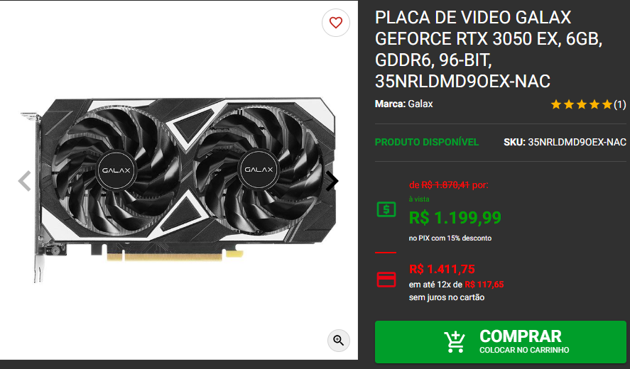 Placa de vídeo em promoção: 3 opções de entrada na Pichau 3 Placa de vídeo em promoção: 3 opções de entrada na Pichau Captura de tela 2024 11 21 200001.png