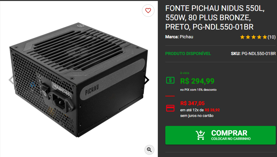 Montamos o PC Gamer ideal para jogar pelos Próximos Anos em Full HD Captura de tela 2024 11 22 155007.png