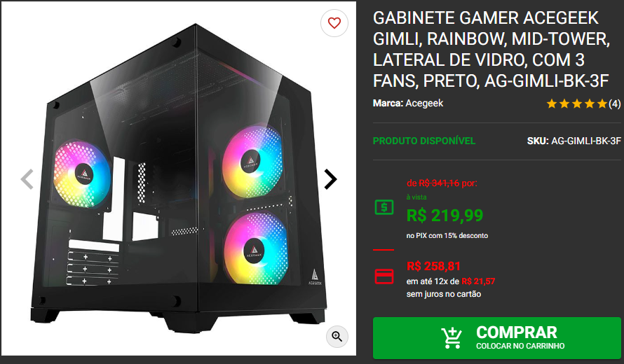 Montamos o PC Gamer ideal para jogar pelos Próximos Anos em Full HD Captura de tela 2024 11 22 155322.png