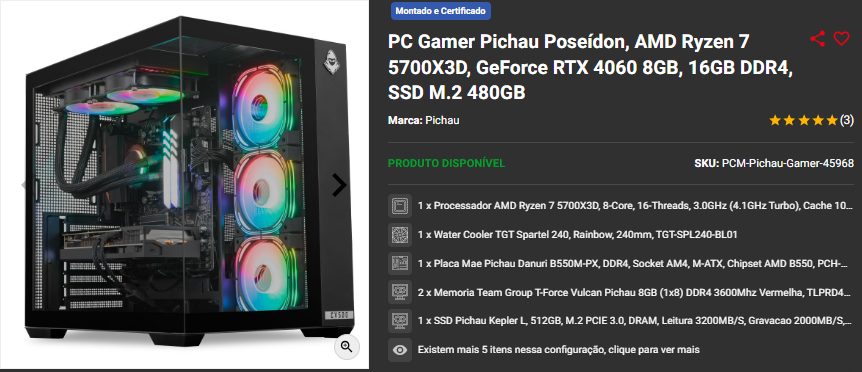Black Friday Pichau: 3 PCs Gamers pra rodar tudo em 1080p 2 Black Friday Pichau: 3 PCs Gamers pra rodar tudo em 1080p Captura de tela 2024 11 25 160951.png