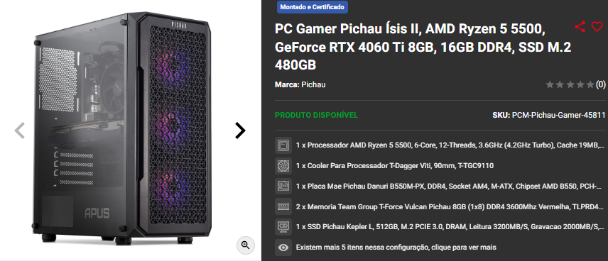 Black Friday Pichau: 3 PCs Gamers pra rodar tudo em 1080p 4 Black Friday Pichau: 3 PCs Gamers pra rodar tudo em 1080p Captura de tela 2024 11 25 161413.png