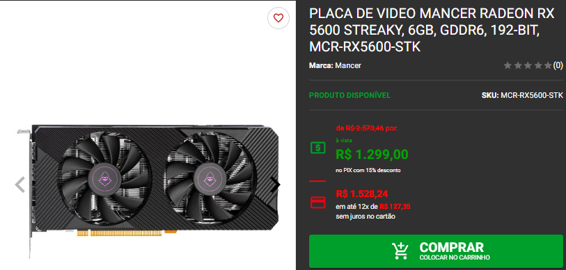 Placa de vídeo: 3 opções em promoção na Pichau 3 Placa de vídeo: 3 opções em promoção na Pichau Captura de tela 2024 11 25 172314.png