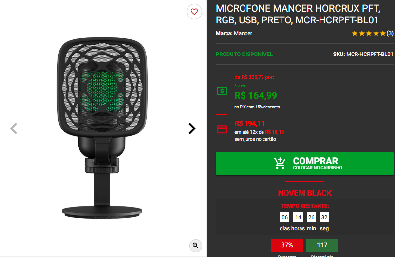 Kit Streaming: Confira produtos para stream em promoção no site da Pichau 3 Kit Streaming: Confira produtos para stream em promoção no site da Pichau Captura de tela 2024 11 25 174232.png