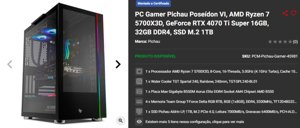PC Gamer Completo: 3 opções para jogar tudo em Quad HD 2 PC Gamer Completo: 3 opções para jogar tudo em Quad HD Captura de tela 2024 11 27 095341