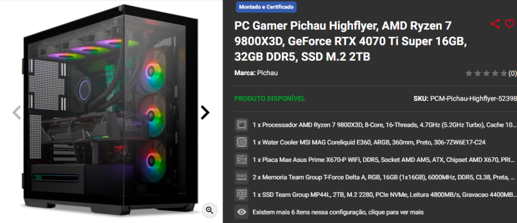 PC Gamer Completo: 3 opções para jogar tudo em Quad HD 4 PC Gamer Completo: 3 opções para jogar tudo em Quad HD Captura de tela 2024 11 27 095859