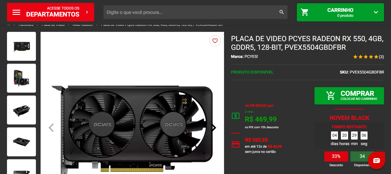 Montamos um PC Gamer custo-benefício com o Intel Core i3-13100 5 RX 550