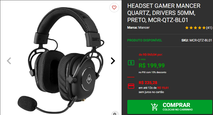 Headset Gamer: 3 opções por menos de R$ 250 na Pichau Captura de tela 2024 11 27 114427.png