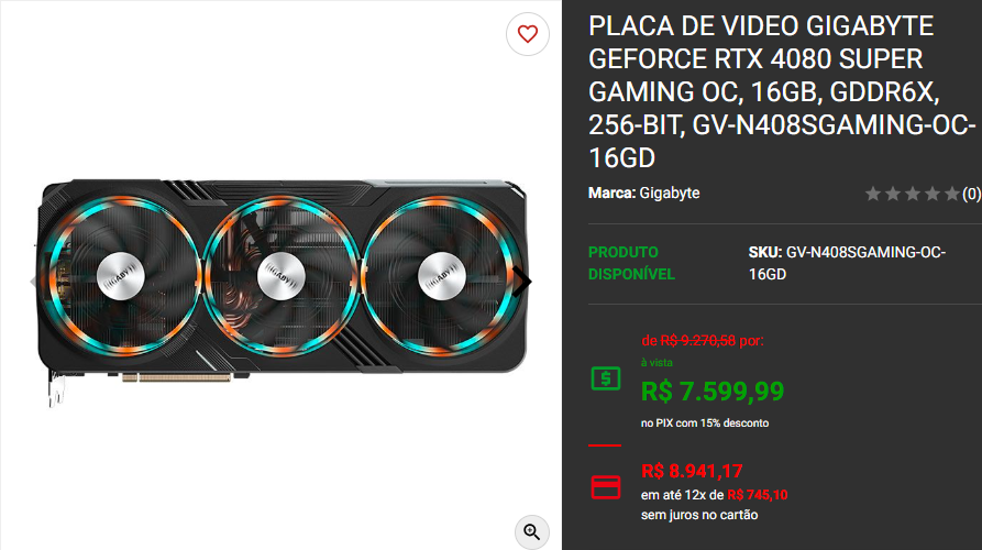Back Friday: 3 opções de placa de vídeo robustas em promoção Captura de tela 2024 11 28 103653.png