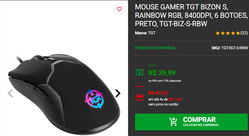 Mouse Barato: 3 opções por menos de R$40 na Pichau 3 Mouse Barato: 3 opções por menos de R$40 na Pichau Captura de tela 2024 11 29 174638.png