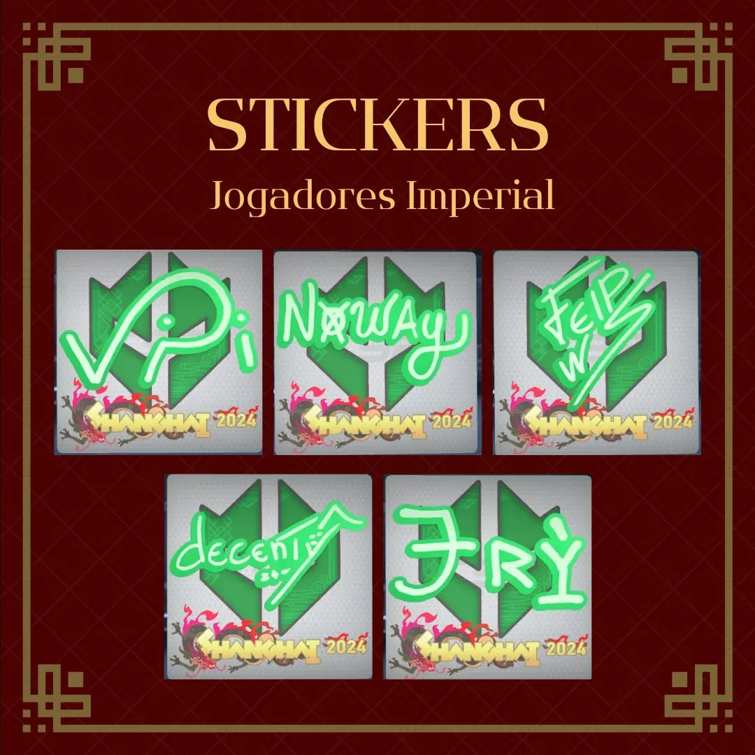 CS2: Veja os stickers dos times brasileiros para o Major Xangai