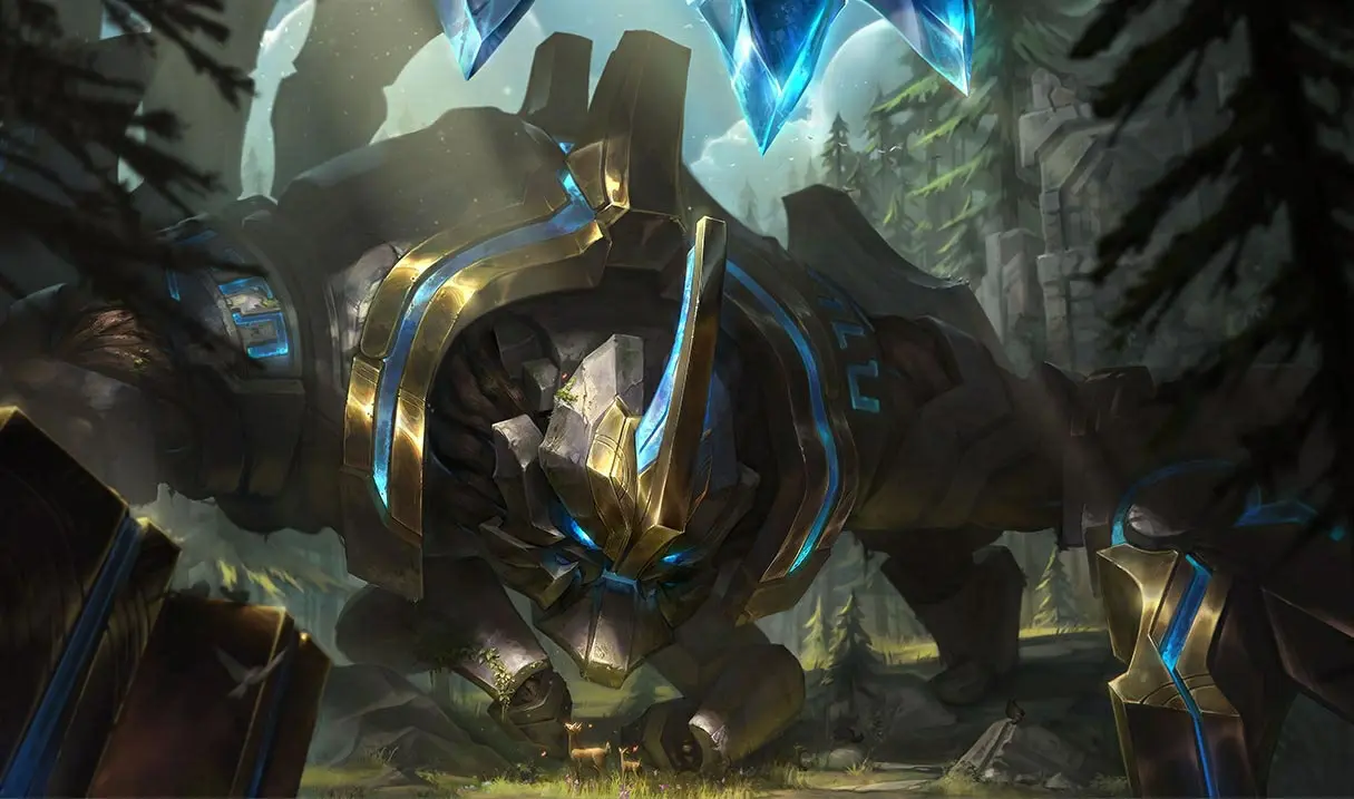 LoL: Saiba quais foram os campeões mais banidos do Mundial 2024 6 imagem da skin de Skarner de LoL
