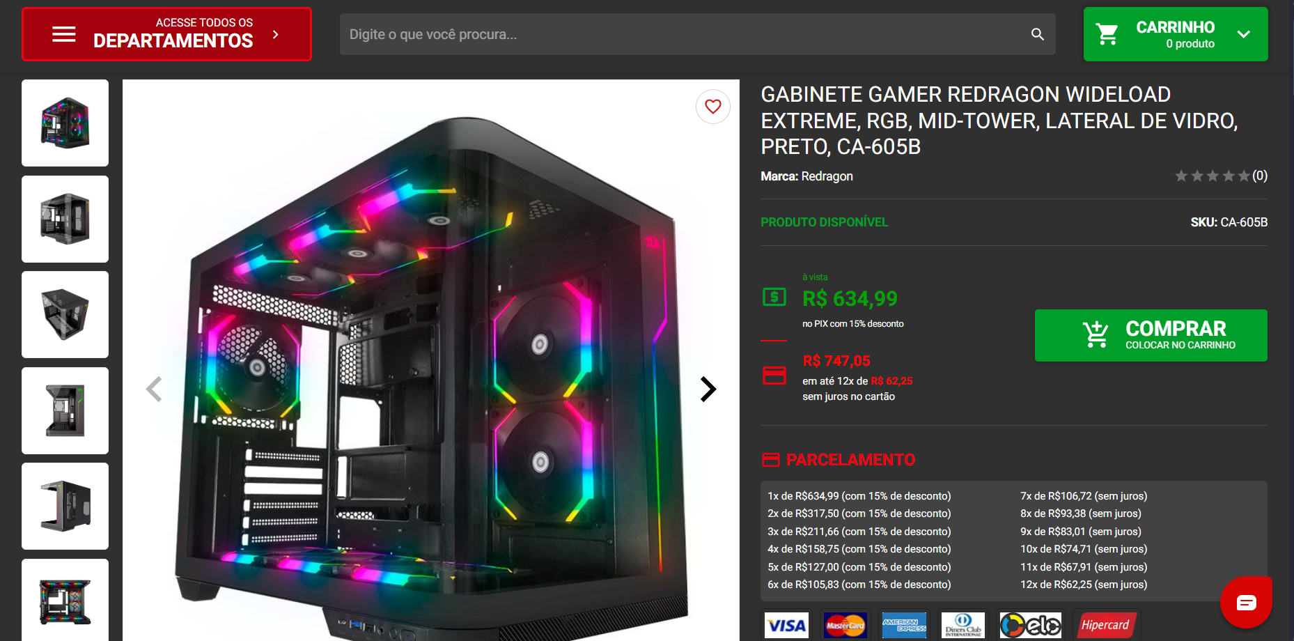 Redragon Wideload Extreme: review completo do gabinete gamer 2 Gabinete gamer