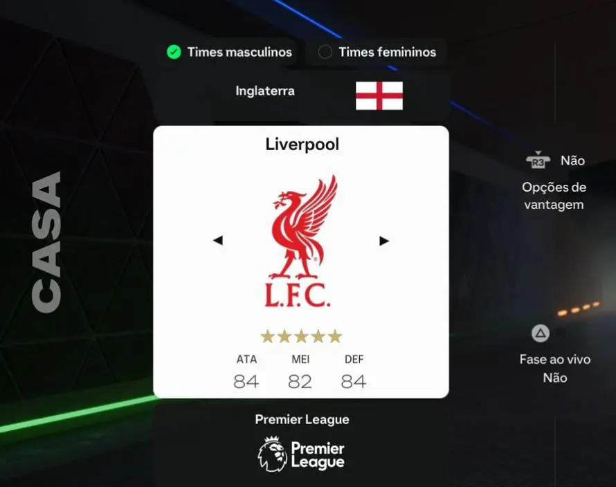 EA FC: Os melhores times da Premier League no EA FC 25 liverpool.jpg