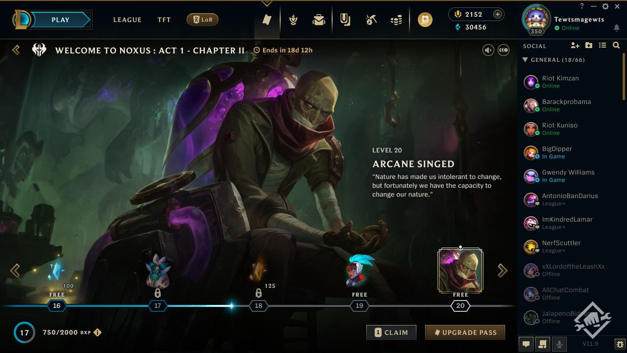 LoL: Como será o Passe de Batalha em 2025? 3 imagem ilustrativa do passe de batalha de 2025 do LoL