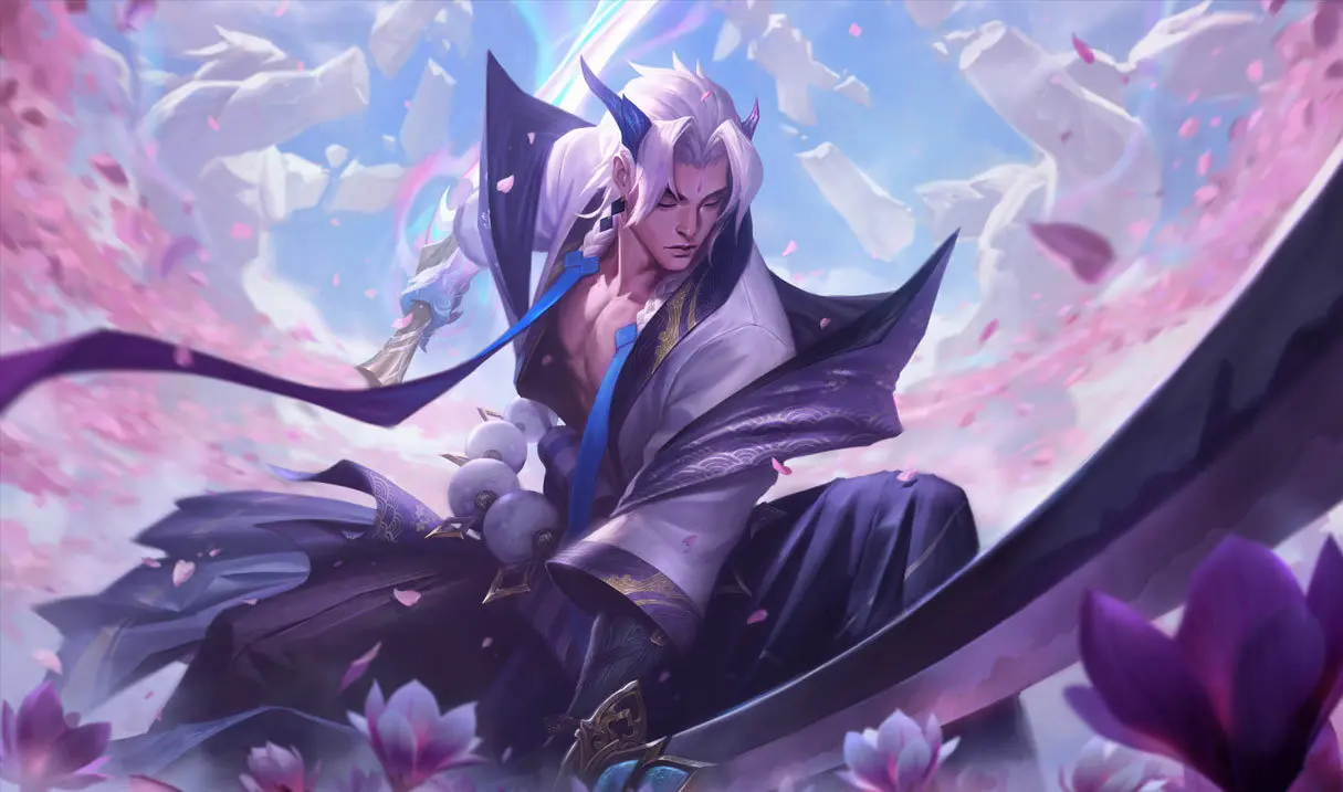 LoL: Saiba quais foram os campeões mais banidos do Mundial 2024 3 imagem da skin de Yone do LoL