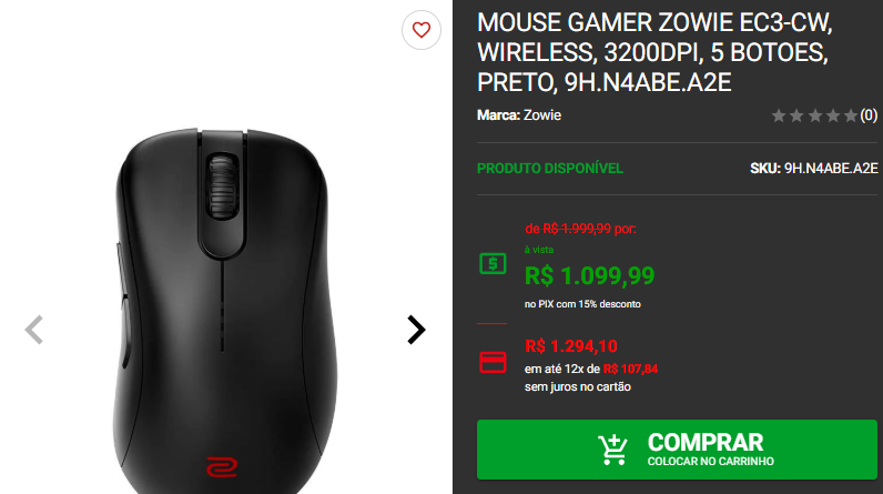 Mouse Gamer: 3 opções de alto desempenho em promoção 4 Mouse Gamer: 3 opções de alto desempenho em promoção Captura de tela 2024 12 03 184847.png
