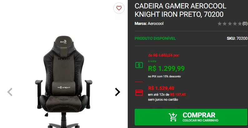 Cadeira Gamer: 3 opções de Cadeiras gamer Premium em promoção 2 Cadeira Gamer: 3 opções de Cadeiras gamer Premium em promoção Captura de tela 2024 12 04 162906.png