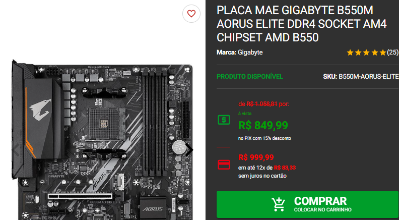 Placa mãe: 3 opções AM4 de diferentes características na Pichau 4 Placa mãe: 3 opções AM4 de diferentes características na Pichau Captura de tela 2024 12 05 153719.png
