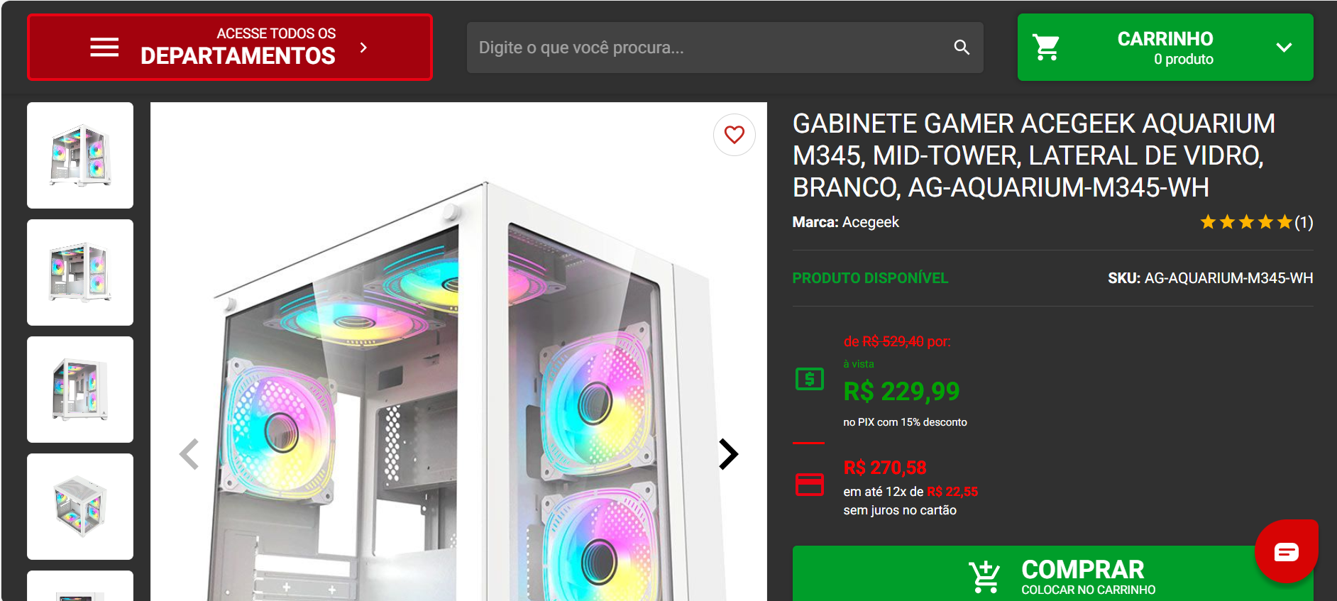 Gabinetes aquário em alta: entenda mais e veja as melhores opções 3 Gabinetes aquário