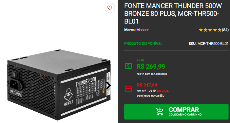 Montamos o PC Gamer ideal abaixo de R$ 3.000 Captura de tela 2024 12 11 175753.png