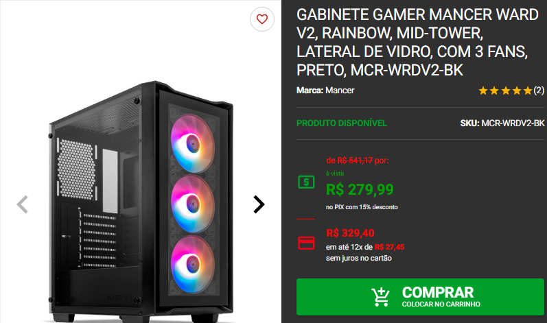 Montamos o PC Gamer ideal abaixo de R$ 3.000 Captura de tela 2024 12 11 175957.png