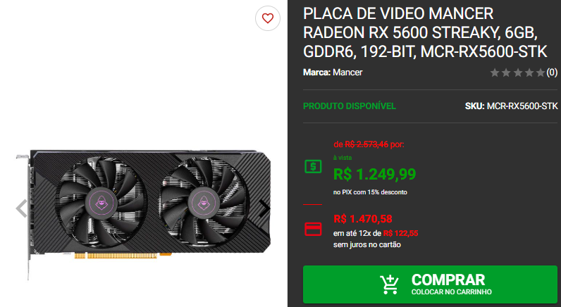 Placa de vídeo: 3 opções AMD disponíveis no site da Pichau 2 Placa de vídeo: 3 opções AMD disponíveis no site da Pichau Captura de tela 2024 12 11 191436.png