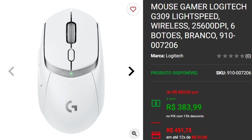 Mouse gamer: 3 opções de alto desempenho no site da Pichau 4 Mouse gamer: 3 opções de alto desempenho no site da Pichau Captura de tela 2024 12 12 123313.png