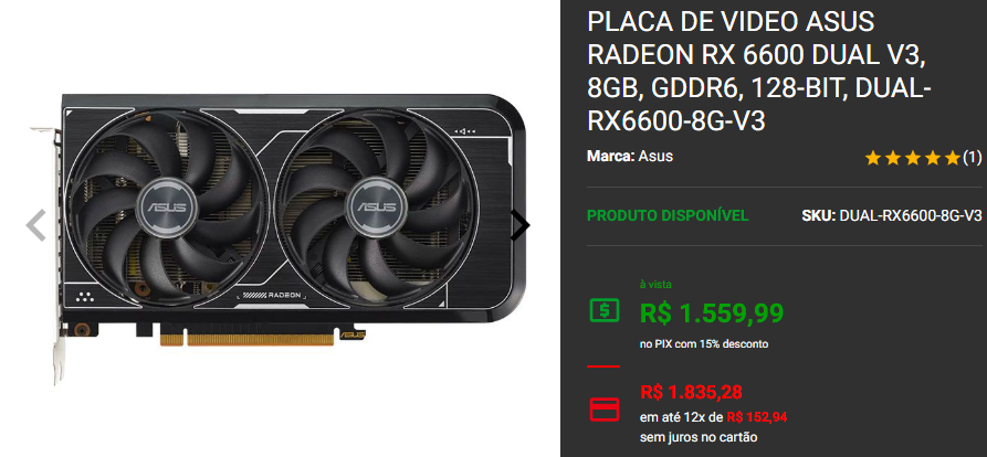 Placa de vídeo: 3 opções por menos de R$ 2.000 na Pichau 2 Placa de vídeo: 3 opções por menos de R$ 2.000 na Pichau Captura de tela 2024 12 16 171435.png