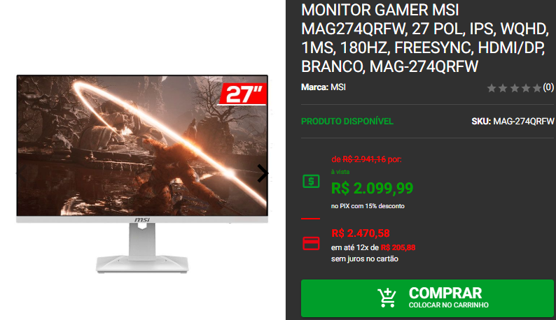Monitor gamer: 3 opções Quad HD em promoção Captura de tela 2024 12 17 205554.png