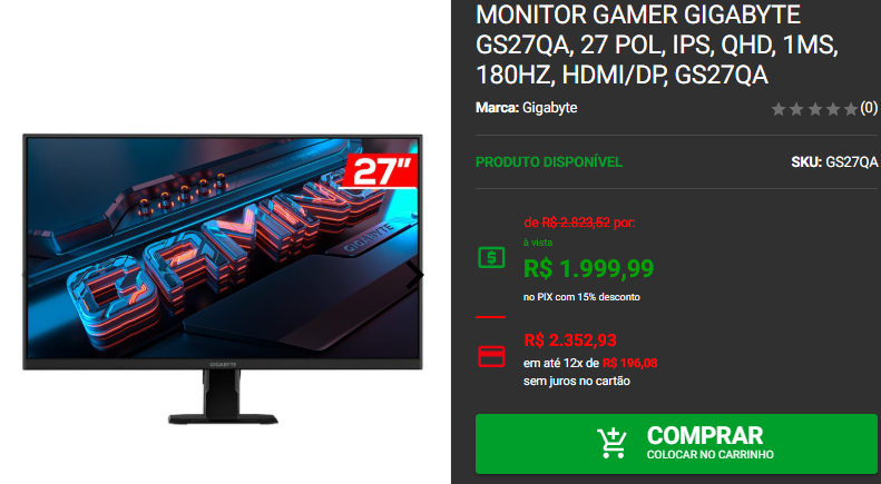 Monitor gamer: 3 opções Quad HD em promoção Captura de tela 2024 12 17 205758.png