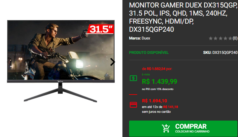 Monitor gamer: 3 opções Quad HD em promoção Captura de tela 2024 12 17 210016.png