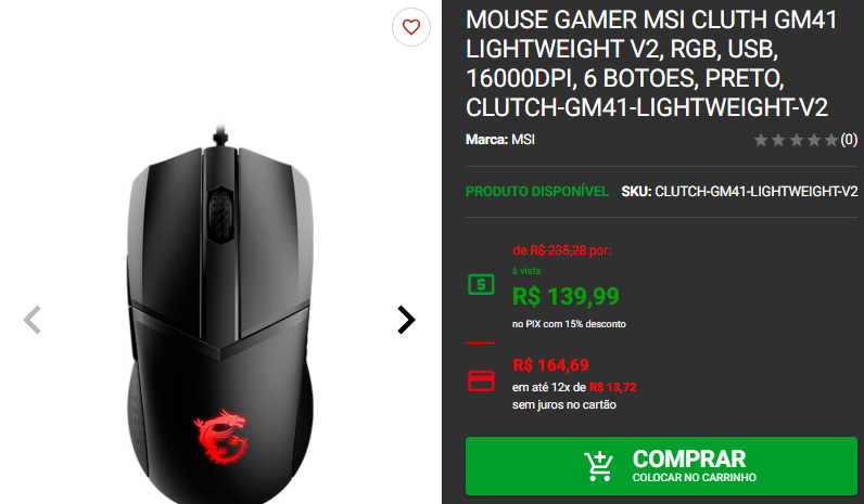 Mouse gamer: 3 opções intermediárias em promoção 2 Mouse gamer: 3 opções intermediárias em promoção Captura de tela 2024 12 17 214543.png