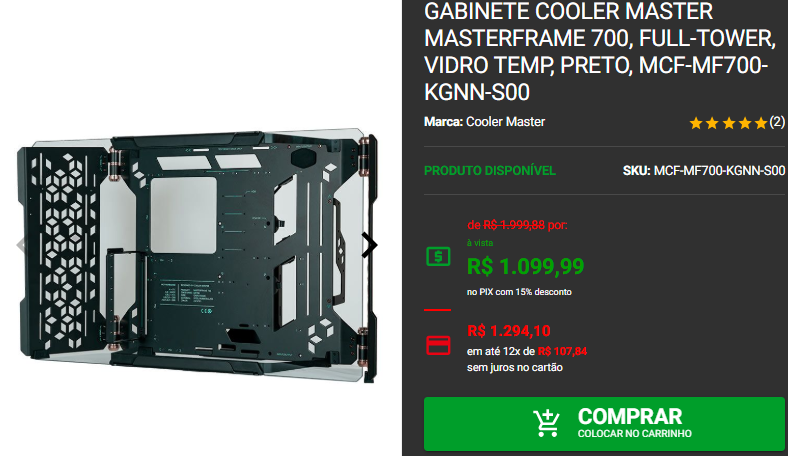Gabinete Gamer: 3 opções Full-Tower na Pichau 2 Gabinete Gamer: 3 opções Full-Tower na Pichau Captura de tela 2024 12 18 152548.png