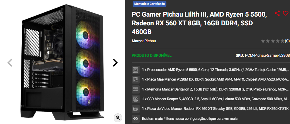 PC Gamer: 3 opções por menos de R$ 3.000 Captura de tela 2024 12 18 171553.png