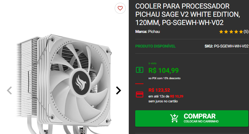 Cooler: 3 opções por menos de R$ 200 na Pichau 3 Cooler: 3 opções por menos de R$ 200 na Pichau Captura de tela 2024 12 18 181708.png