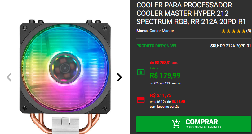 Cooler: 3 opções por menos de R$ 200 na Pichau 4 Cooler: 3 opções por menos de R$ 200 na Pichau Captura de tela 2024 12 18 182728.png