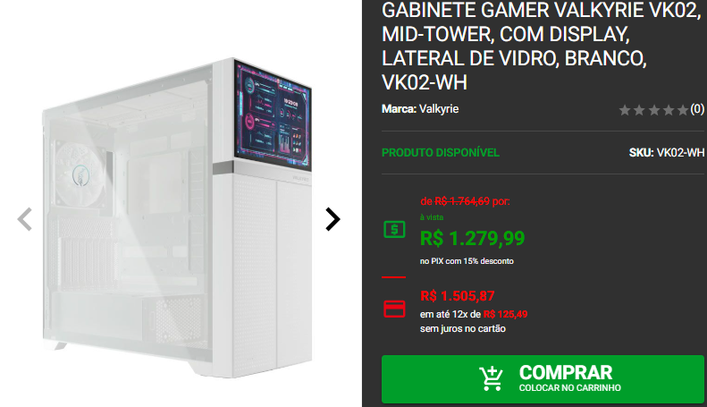 Gabinete mid-tower: 3 opções em promoção na Pichau Captura de tela 2024 12 19 175952.png