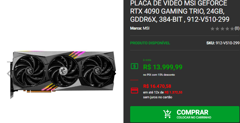 RTX 4090: 3 opções da GPU high-end na Pichau 2 RTX 4090: 3 opções da GPU high-end na Pichau Captura de tela 2024 12 19 182435.png
