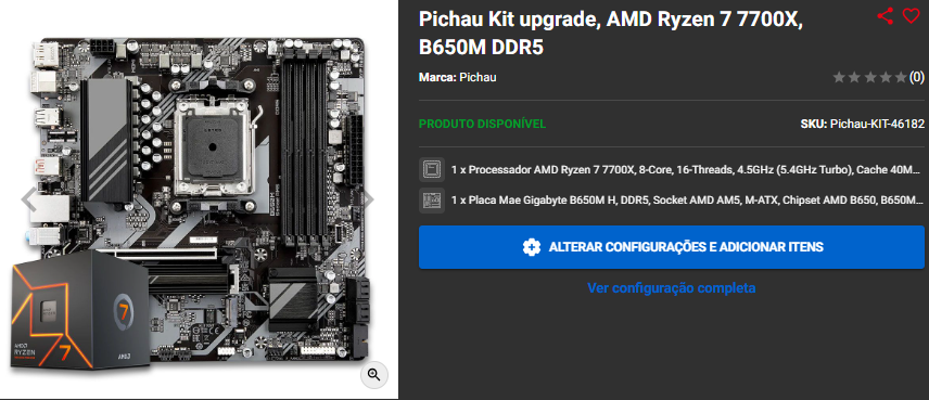Kit Upgrade: 3 opções DDR5 disponíveis na Pichau 4 Kit Upgrade: 3 opções DDR5 disponíveis na Pichau Captura de tela 2024 12 20 162559.png