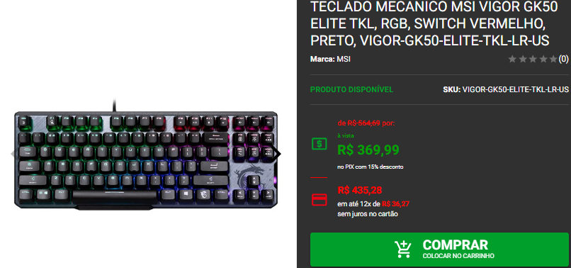 Teclado Gamer: 3 opções mecânicas em promoção na Pichau Captura de tela 2024 12 20 180712.png