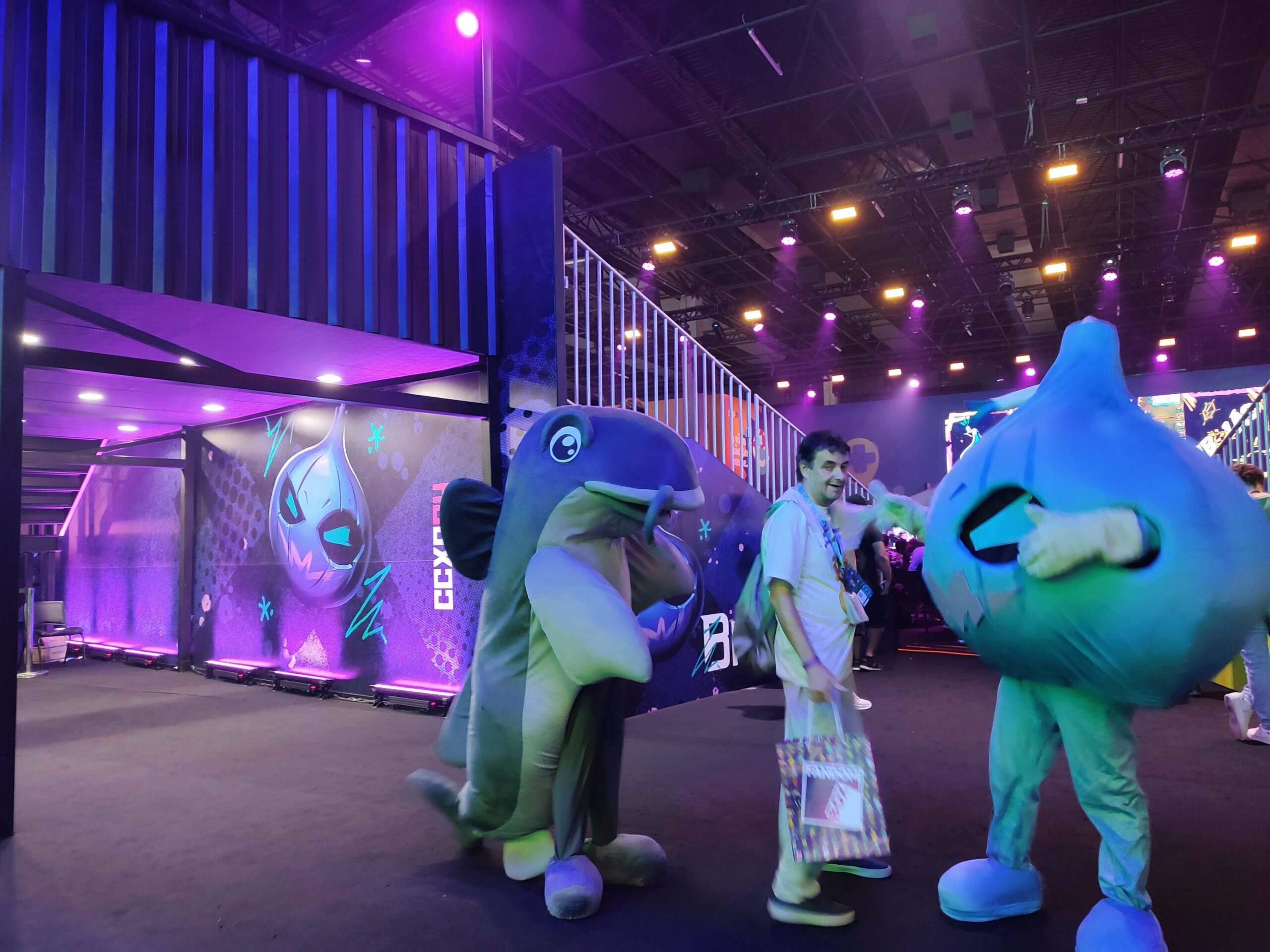 mascotes do CBOLÃO, campeonato de LoL na CCXP