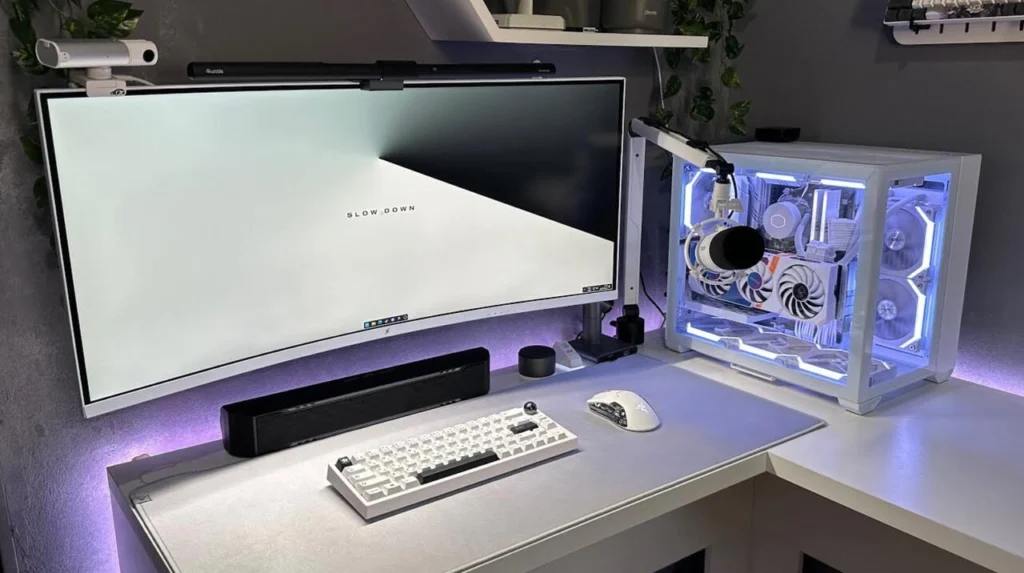 Setup Gamer Branco: descubra quais as melhores opções 2 O que não pode faltar em um setup gamer?