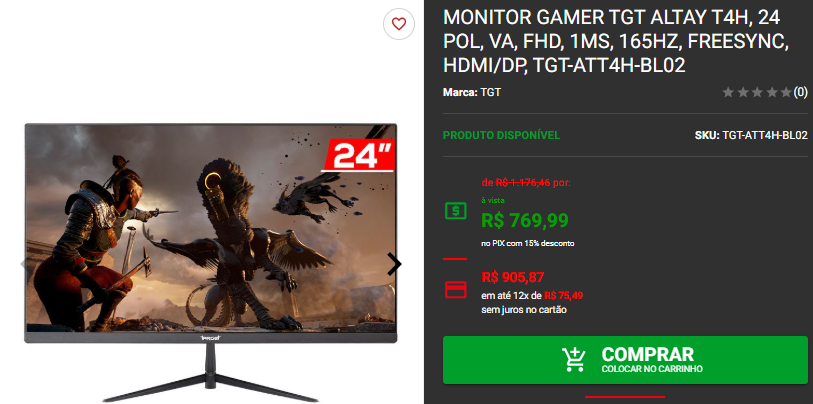 Promoção de Monitores: 3 opções por menos de R$ 1.000 3 Promoção de Monitores: 3 opções por menos de R$ 1.000 Captura de tela 2025 01 07 111734.png