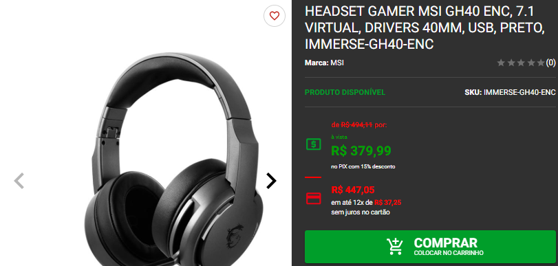 Headset gamer em promoção: 3 opções de diferentes características Captura de tela 2025 01 08 113141.png